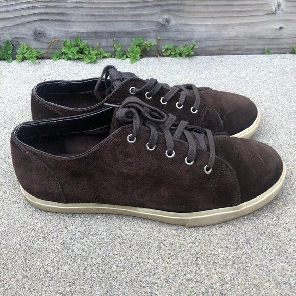 H&M Other - H&M Faux Nubuck Lace Up Sneakers Shoes Men's EU 42 US 9-9.5 Brown